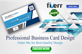 design business card and food visiting card within 24 hours