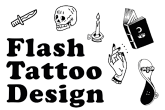 create flash tattoo design