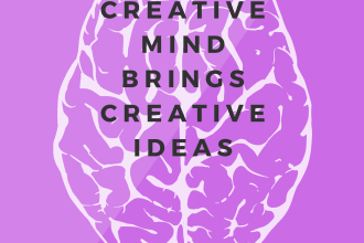 say that creative writing needs a creative mind that I have