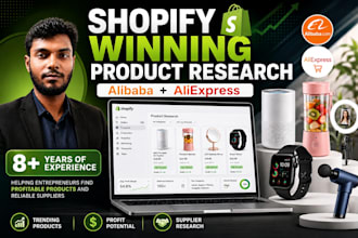 find winning products from alibaba and aliexpress for shopify