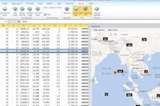 do the MsAcces/ Excel Database by any type of work