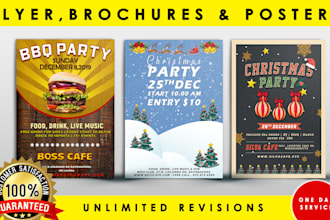 design creative, flyer, brochure, poster in 24 hours