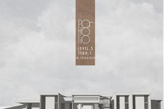 make professional architecture portfolio, CV and brochure