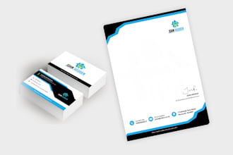 design business card and letterhead design