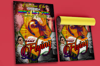 do eye catching flyer design for you