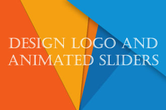 design logo and wordpress sliders
