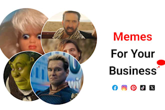make funny memes and ads for your busines