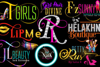 design feminine hair,eyelashes,nail,lash extension,lip,boutique logo
