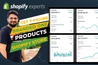 create a high converting one product shopify dropshipping store, shopify website
