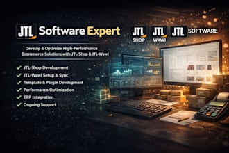 develop and customize jtl shop, jtl wawi, and jtl software