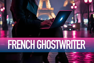 ghostwrite your book in french