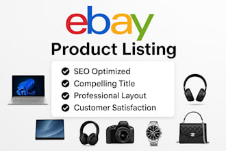 do ebay listing, ebay product listing, ebay SEO listing, ebay dropshipping