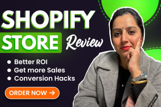 do shopify store review and grow sales in 24 hours