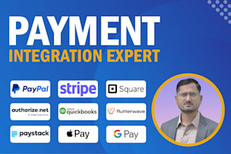 integrate a payment gateway into the website