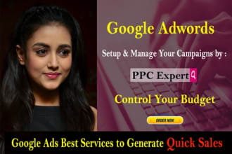 setup optimize manage PPC google ads  campaign