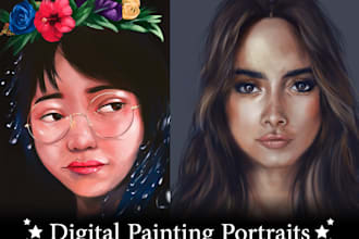 create digital portraits in any styles