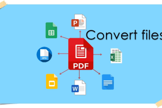 do convert pdf to excel, word, pptx, google sheet