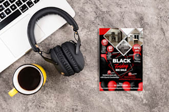 do awesome flyer design for you