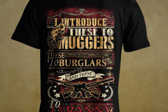 create unique attractive tshirt designs for pod and merch