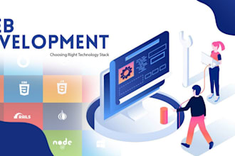 develop and design professional business web app