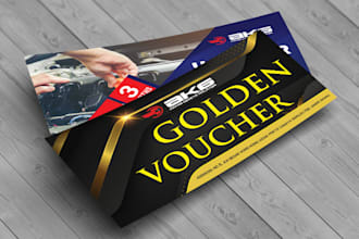 design gift voucher coupon for your company
