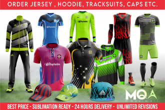 design eye catching print ready esports shirt, hoodie etc