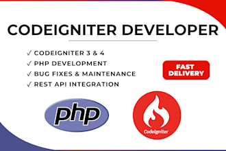 create web app in php codeigniter