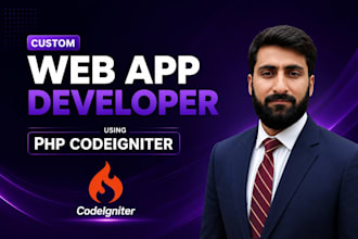 create web app in php codeigniter