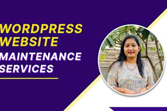 provide monthly wordpress maintenance and support