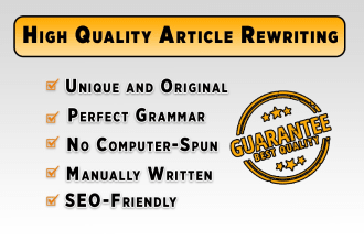 rewrite your article manually into original content
