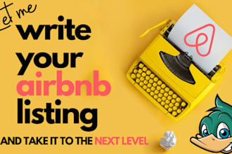 write a complete custom airbnb listing