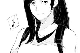 draw your original character or fanart in manga style
