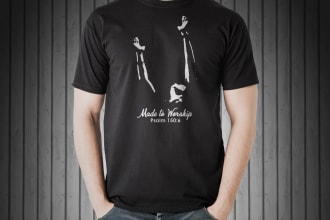 do custom graphic christian t shirt design