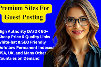 do guest posts on 10 real sites of da DR 50 for 100 bucks
