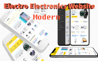 create electro electronics store woocommerce website