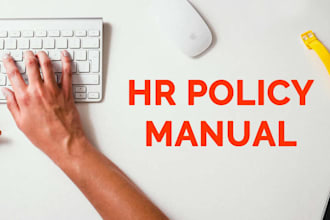 develop or review HR or human resource policies and procedure