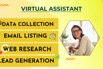be your executive personal assistant for data collection and web search