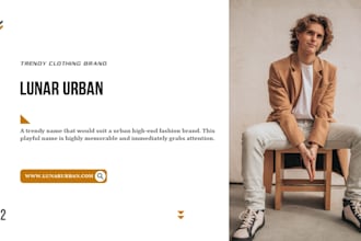 create strong brand names, all ready to trademark