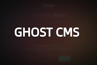 setup and install ghost cms for your blog and website