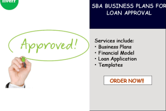 prepare sba business plans for you
