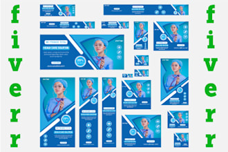 design web banner add and social media banner and cover
