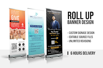 design roll up , pull up , retractable banner, and tradeshow booth