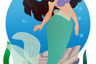 draw your portrait in disney princess style