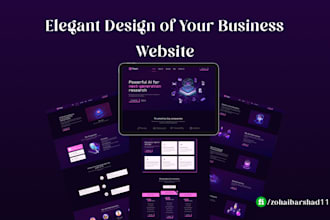 design an elegant responsive business wordpress website