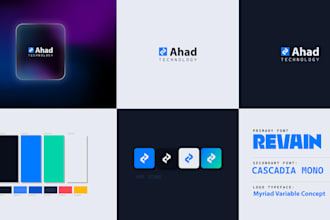 create a professional brand style guide and brand book