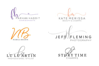 design beautiful initial signature logo for your name