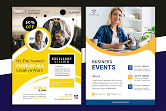 design a amazing business flyer