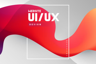 design modern and interactive ui ux for your website