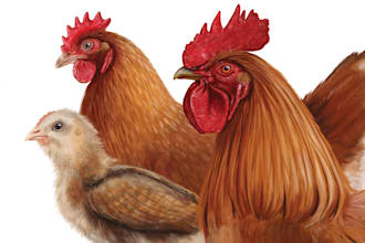 illustrate birds in photoshop