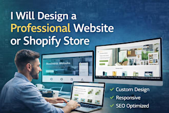 create a high converting shopify store or business website